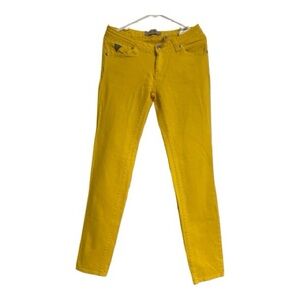 Guess Bright Yellow Denim Pants